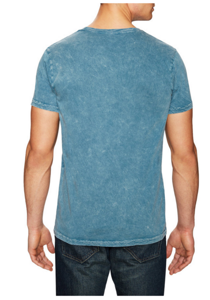 Power Wash Crew neck tee - Mineral Blue - ANYBRAND
 - 2