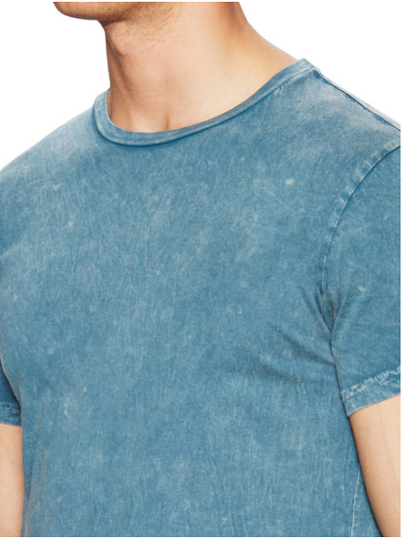 Power Wash Crew neck tee - Mineral Blue - ANYBRAND
 - 3